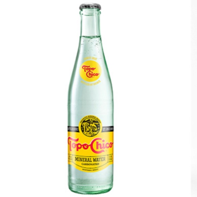 Topo Chico Sparkling Water.