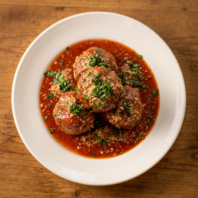 House-Made Meatballs (Halal Beef).